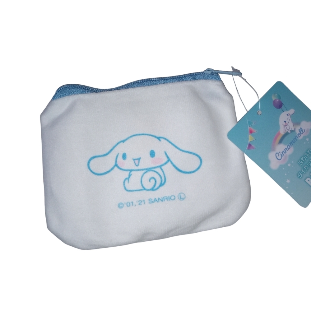 Small Soft Fabric Cinnamoroll Pouch Sanrio - Picture 5 of 5
